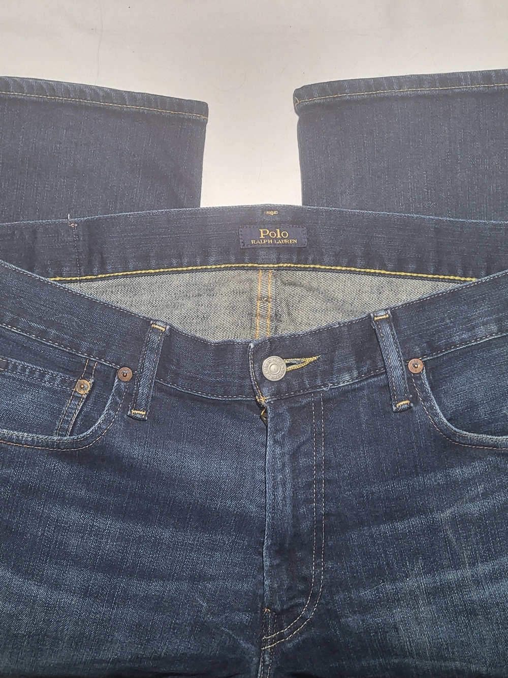 Polo by Ralph Lauren Men's Varick Slim Straight Jeans - Indigo Wash